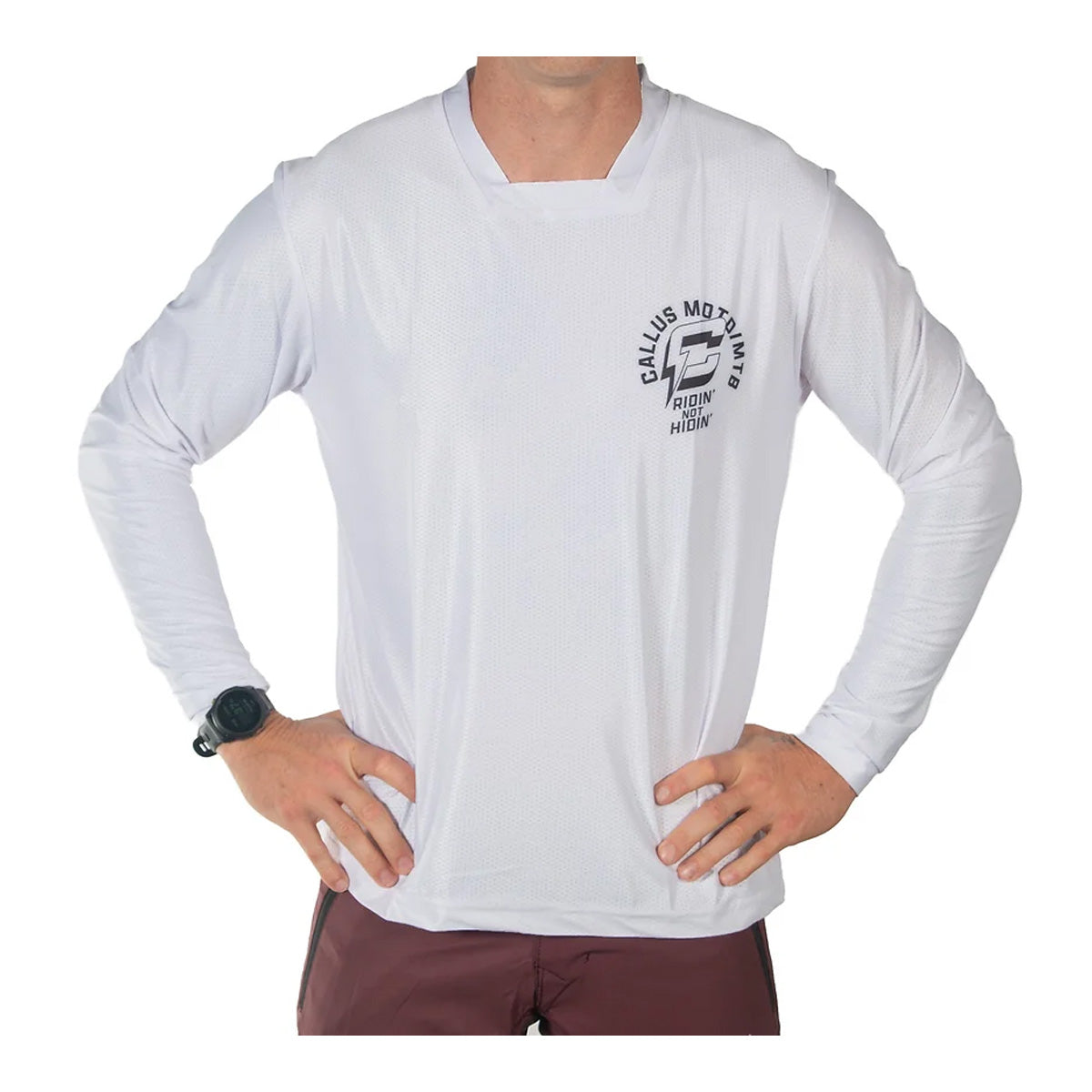Icon Performance LS Jersey White