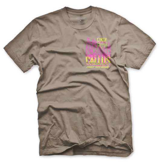 Dirt Booth Box Tee Brown