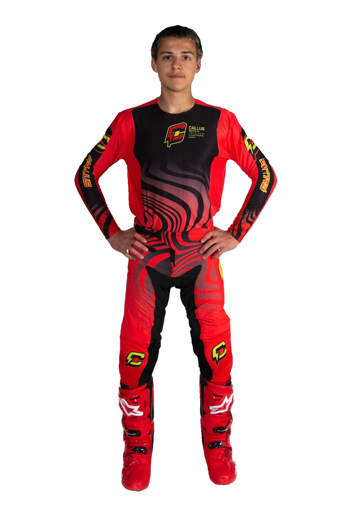 Safety red jersey