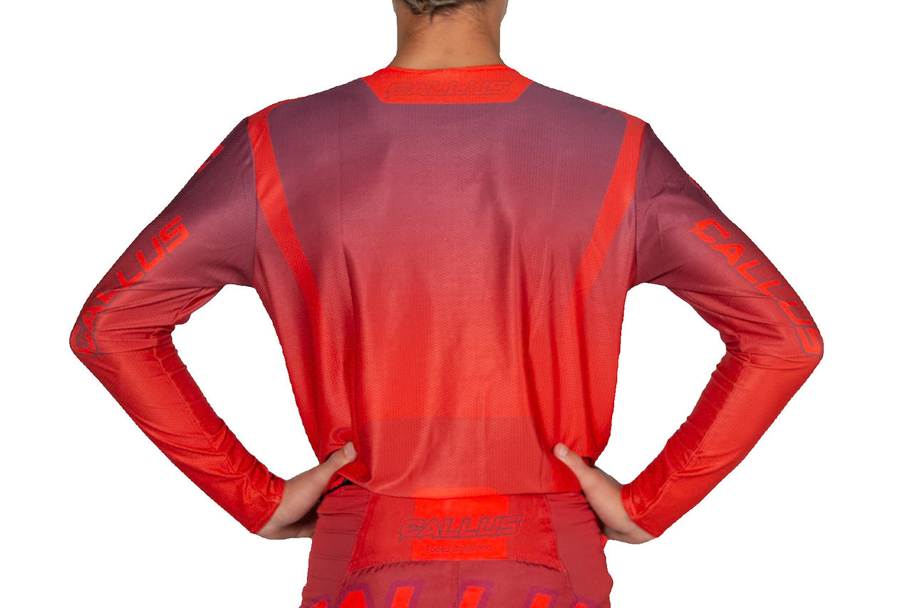 Faded red jersey