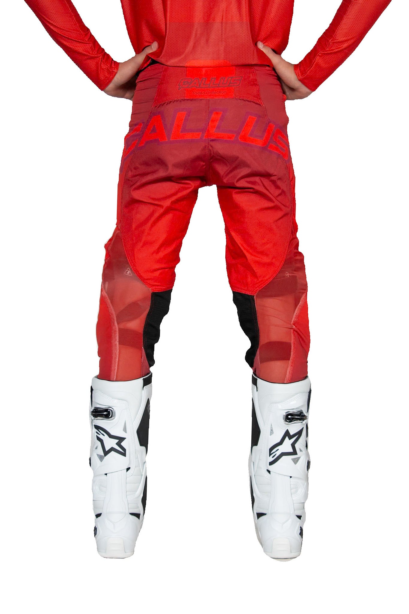 Faded red pant
