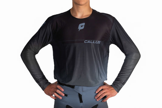 Faded black jersey