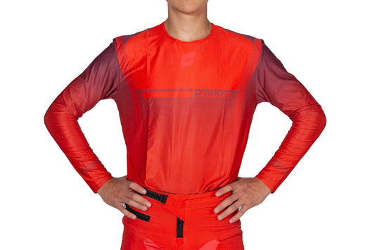 Faded red jersey