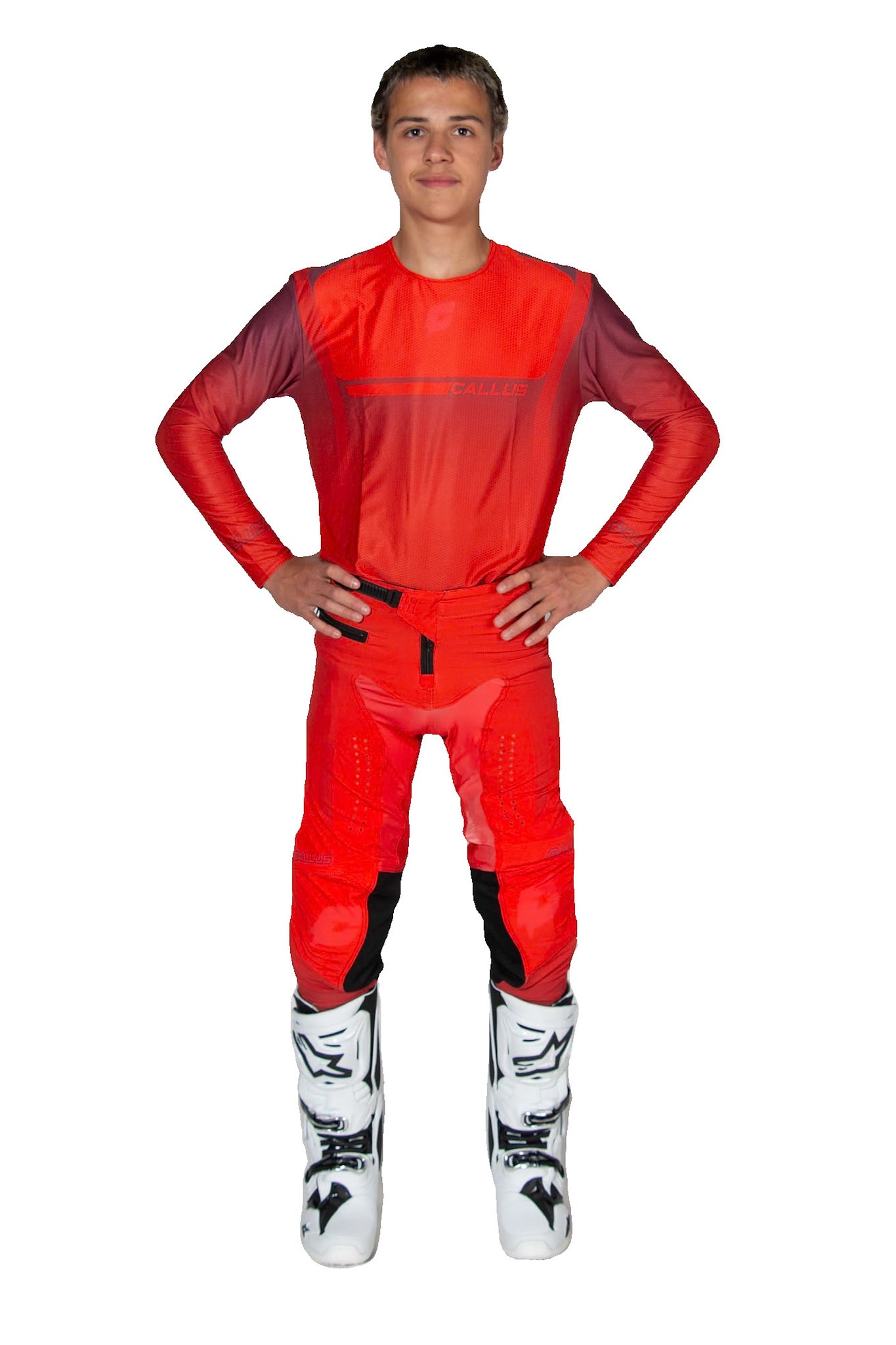 Faded red jersey