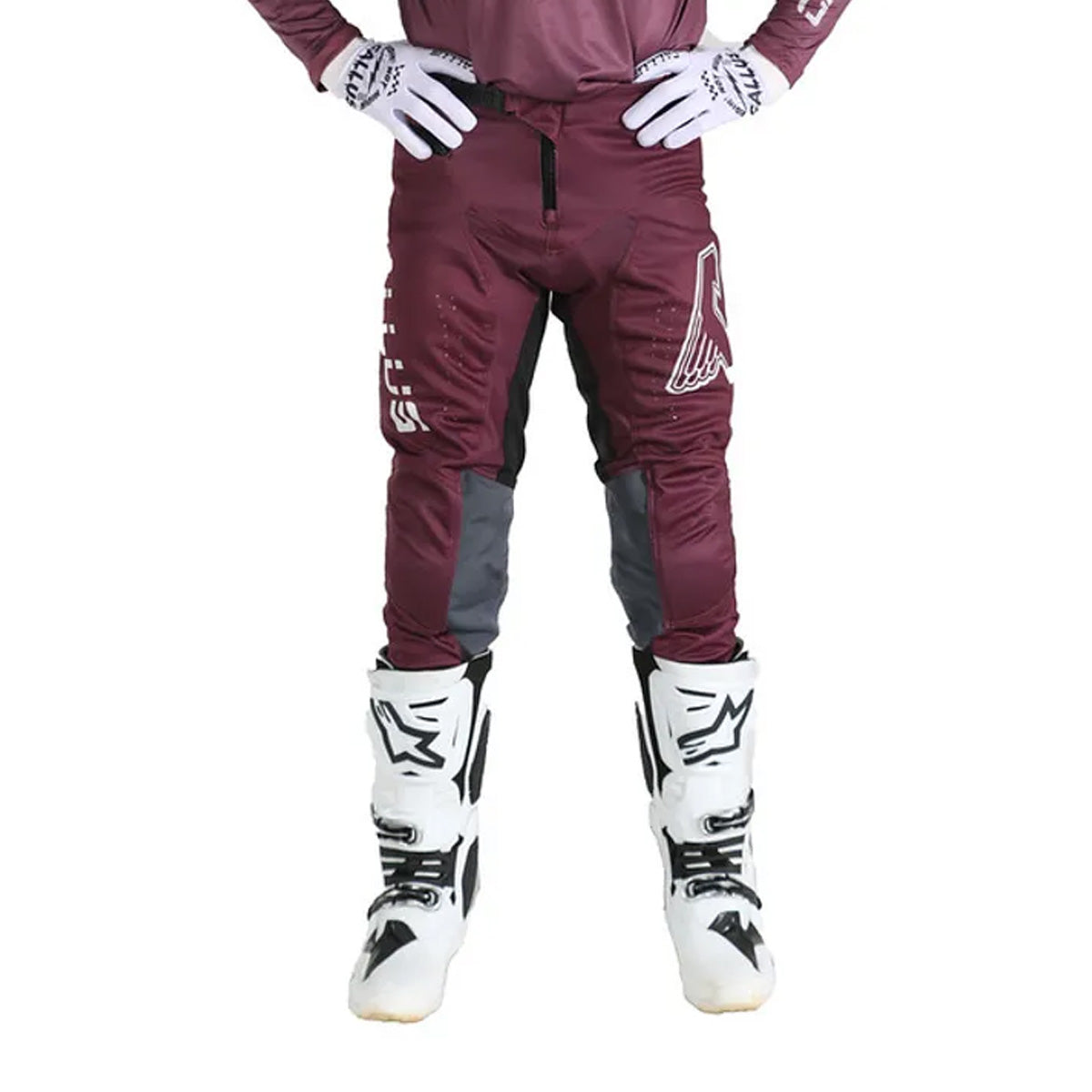 Oxblood pant