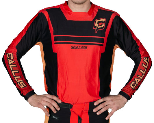 Red/black jersey