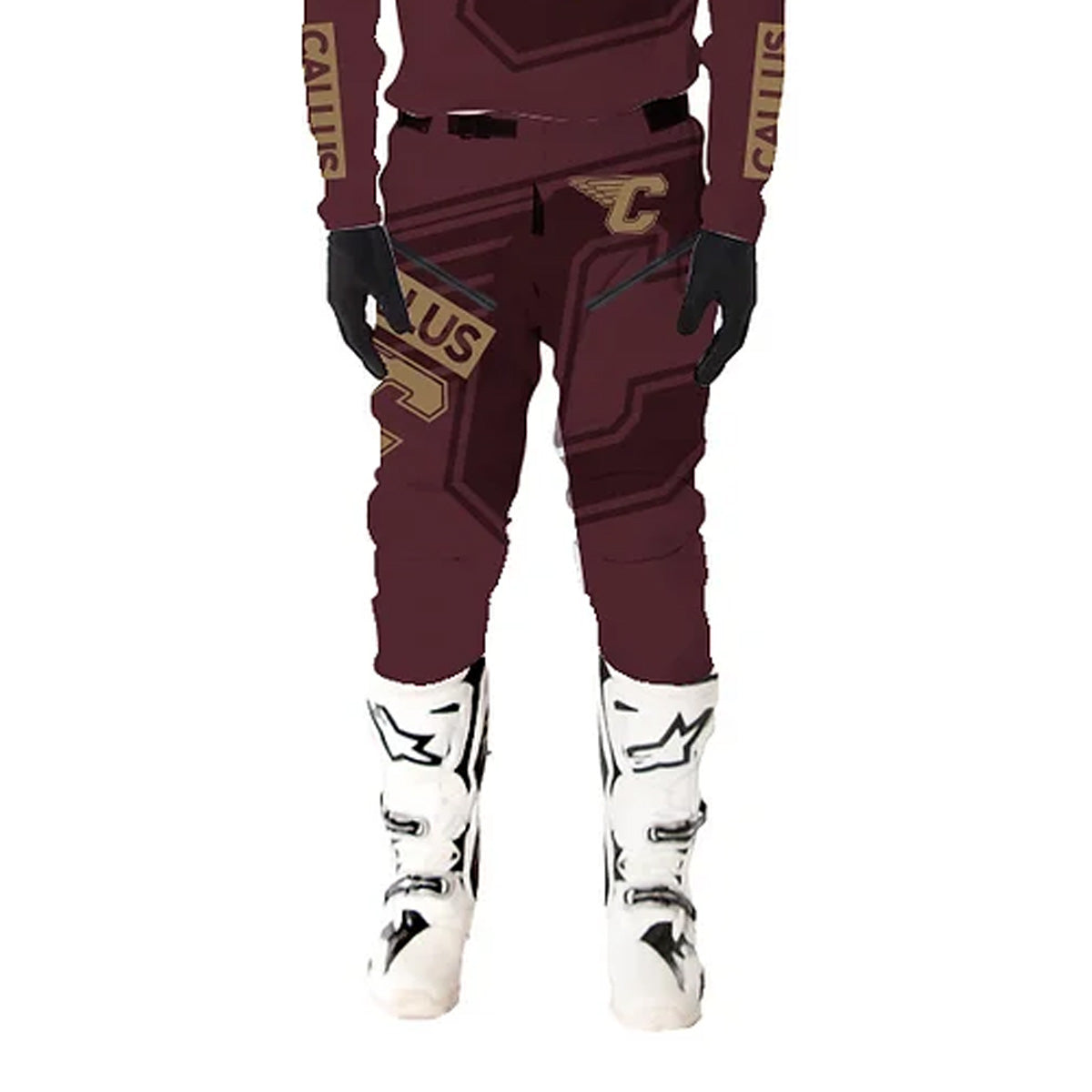 Stretch pro oxblood pant