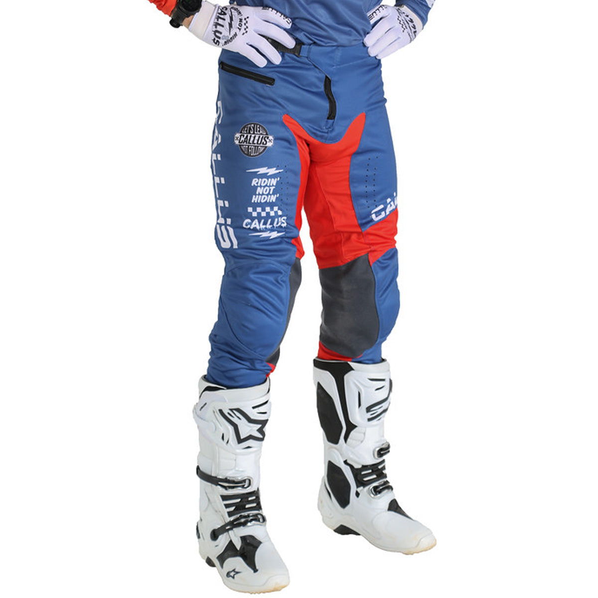 Blue Sticker Pant