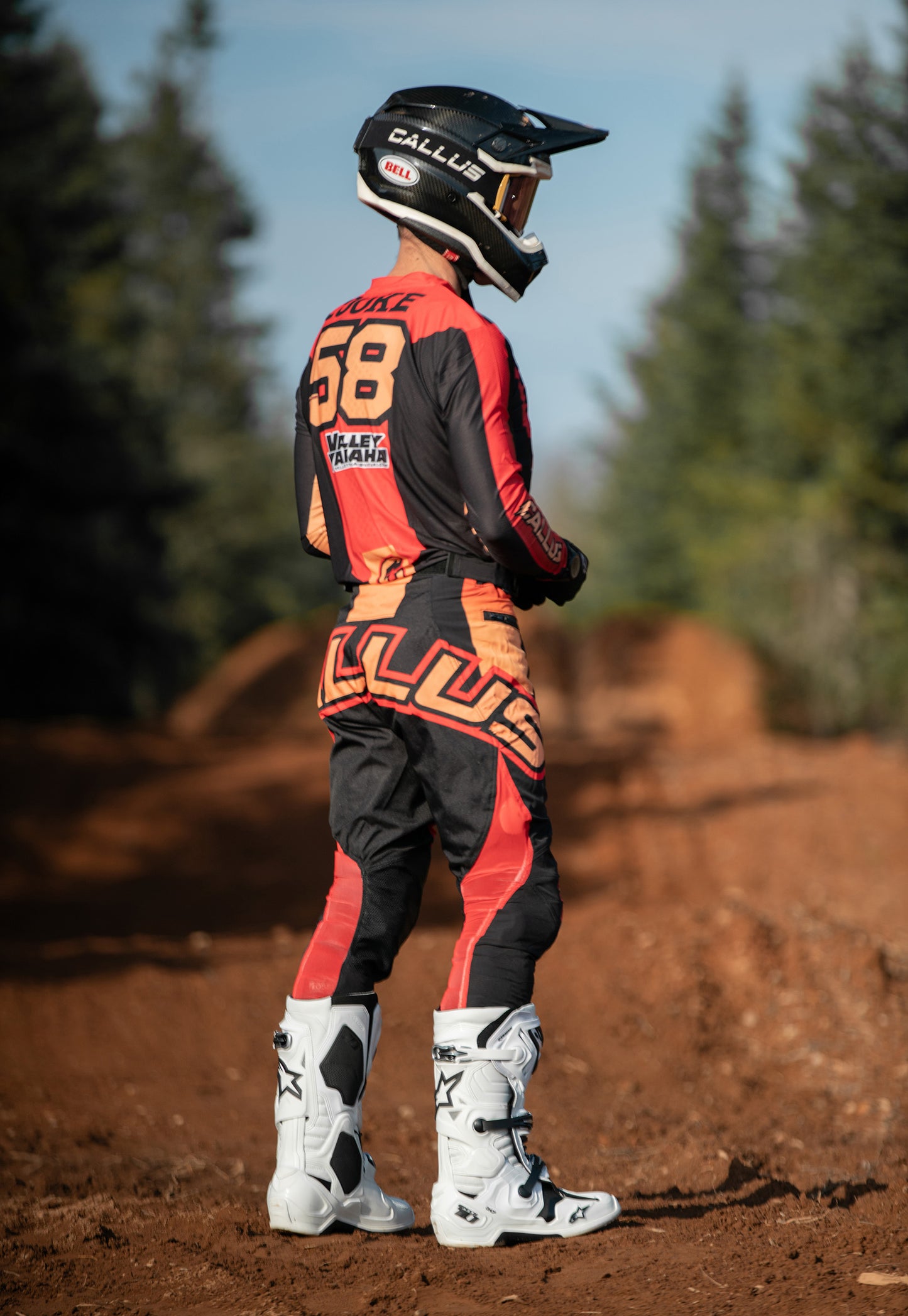 Red/black jersey