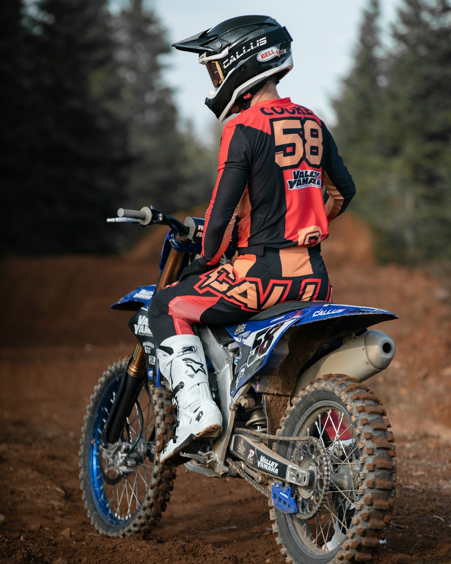 Red/black jersey