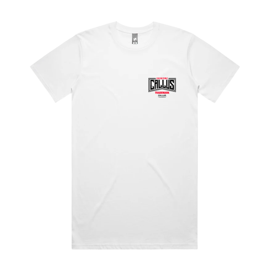 Machine tee +2 white