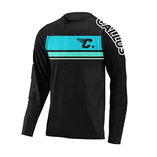Blue stripe MTBJersey