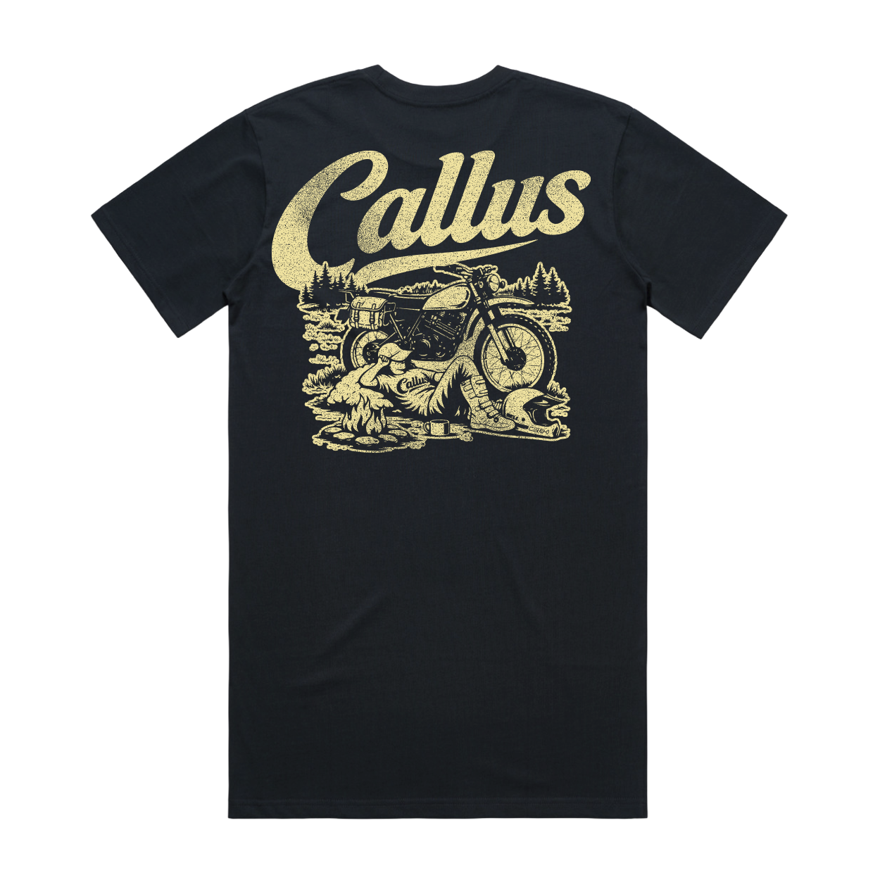 Quick Rip Tee Black Long Fit