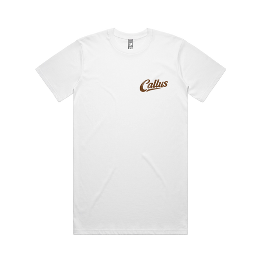 Quick Rip Tee White long Fit