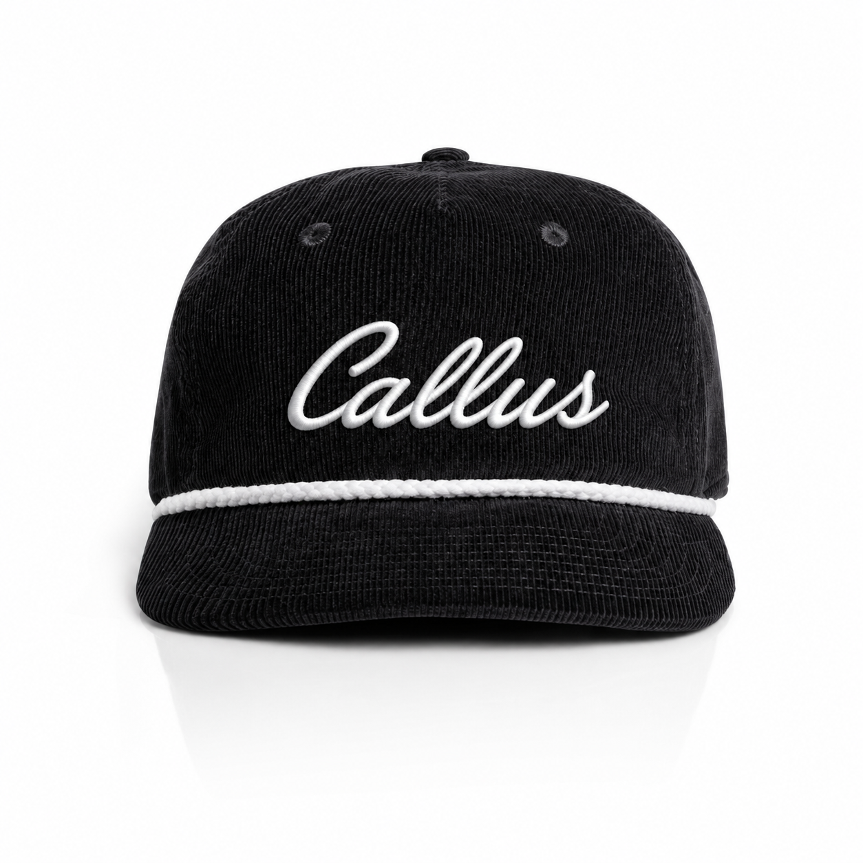Cord Hat Black
