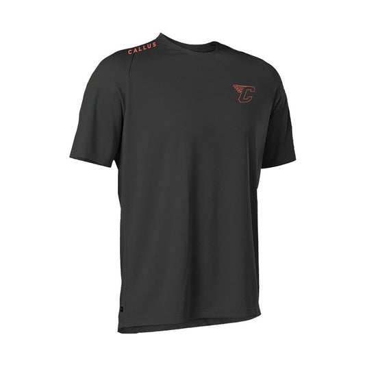 Coral Black SS Tee