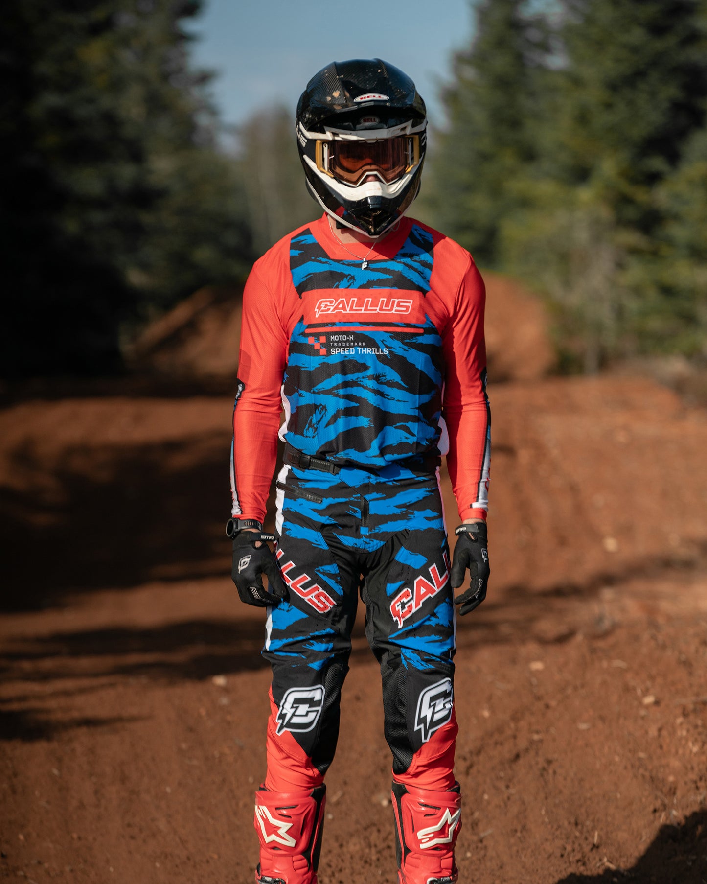 Blue tiger pant