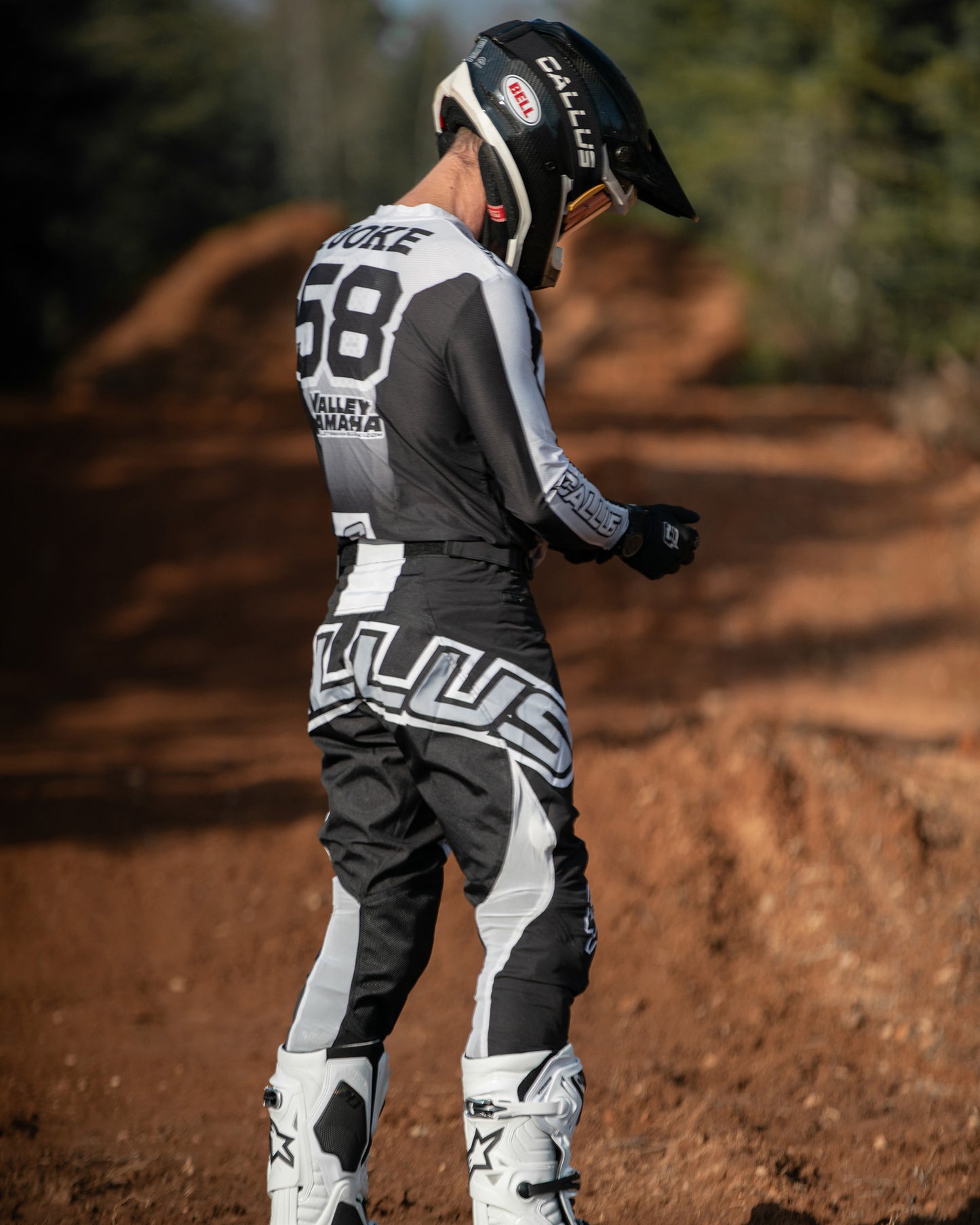 Black fade pant